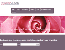 Tablet Screenshot of ludmilaventuroli.com.br